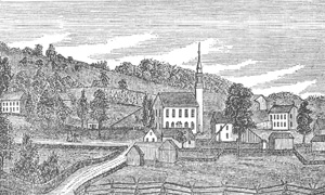 Mansfield Center in 1836